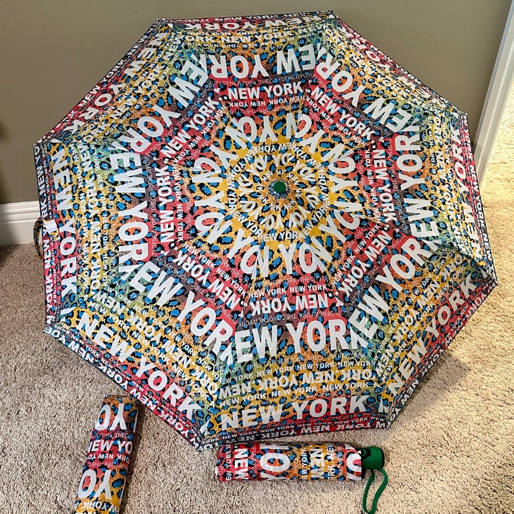 Multi-Colored New York Umbrellas (Set of 2)